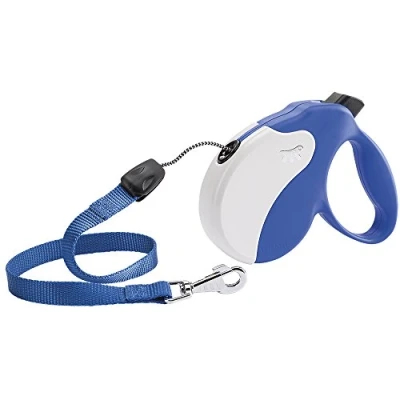 Image of Ferplast Retractable Dog Lead Extendable Leash AMIGO CORD m, cord, 5 max 25 kg, Blue