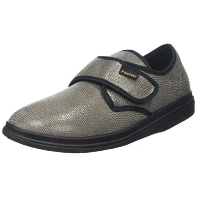 Image of Fischer Unisex Adults Ortho Low Top Slippers, Grey (Grau 666), 4.5 UK