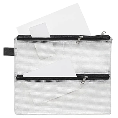 Image of FolderSys 40444 30 4 Compartment Zip Bag A5