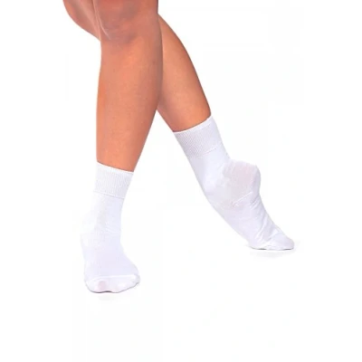 Image of Mytoptrendz® Adult Ankle Dance Ballet Socks White 4 7 UK Size