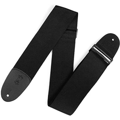 Image of Levy&#039;s M8P3 XL BLK 3 inch Polypropylene Guitar Strap X Long Black