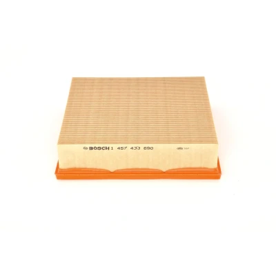 Image of LBU7451 Air Filter BOSCH 1 457 433 690 58mm 240,5mm 224mm Insert FORD: Transit Mk3 Van, Minibus, Van