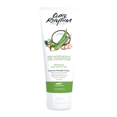 Image of Curl Rhythm Deep Moisturizing Conditioner Curly Hair with Shea Butter, Coconut, and Aloe Strengthens Protects Curls 295 ml