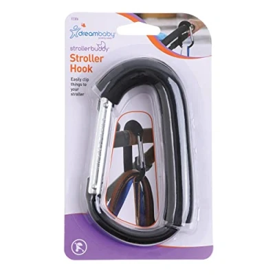 Image of Dreambaby Stroller Hook (Long Foam) Easily Clip Things to Your