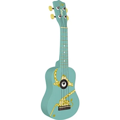 Image of Stagg US Giraffe Traditional soprano ukulele with graphic