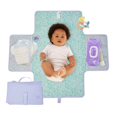 Image of Hylat Baby Foldable Changing mat for on The go Ideal Travel Active Families Lilac