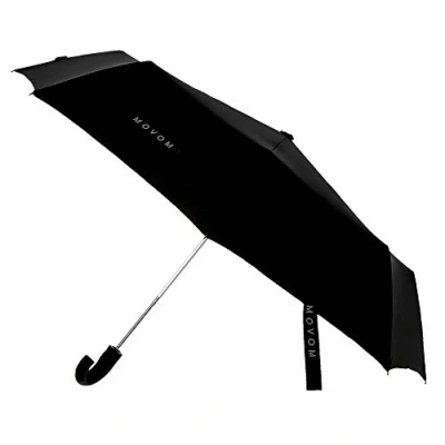 Image of Movom Daryl Double Automatic Folding Umbrella Curved Handle