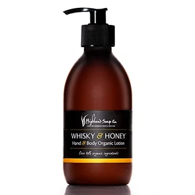 Image of The Highland Soap Company Whisky &amp; Honey Hand Body Lotion 300ml