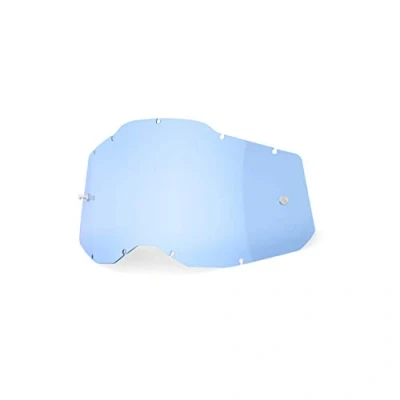 Image of 100% Unisex Adult Racecraft/Accuri/Strata Replacement Sunglass Lenses, blue, One Size