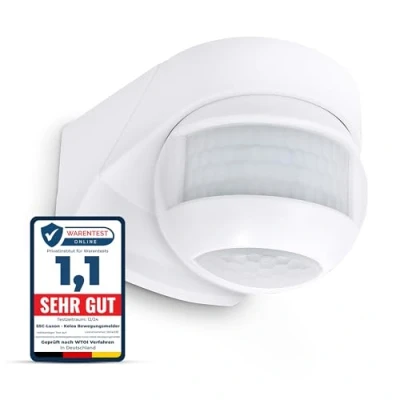 Image of SSC LUXon KELEA Motion Sensor Outdoor IP54 for Wall, Ceiling and Corners PIR Adjustable Swivelling with Twilight