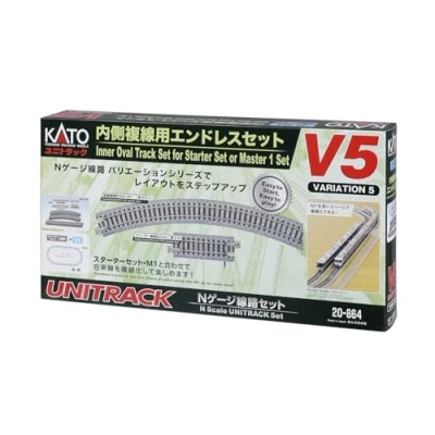 Image of KATO V5 20 864 N Gauge Inner Double Wire Endless Set Railway Model