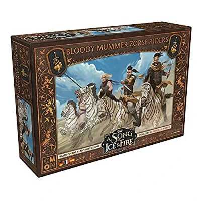 Image of Asmodee CMON A Song of Ice &amp; Fire Zorse Riders the Bloody Mummers Expansion Tabletop 2 Players From 14+ Years 45+ Minutes German Multilingual