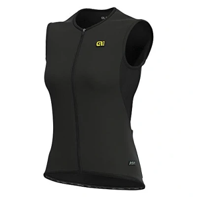 Image of Alé Cycling Women&#039;s R EV1 Thermo Gilet, Black, XL