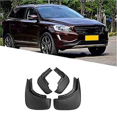 Image of 4Pcs Car Mud Flaps for Volvo XC60 2014 2017, Auto Front Rear Mudguards Splash Guards Full Protection Mudflap Kit Wheel Exterior Styling Accessories