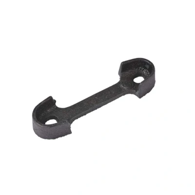 Image of Saint Gobain Classical Cast Iron Wall Spacer Plate for Eared Pipes 100mm Black Pam Building Products