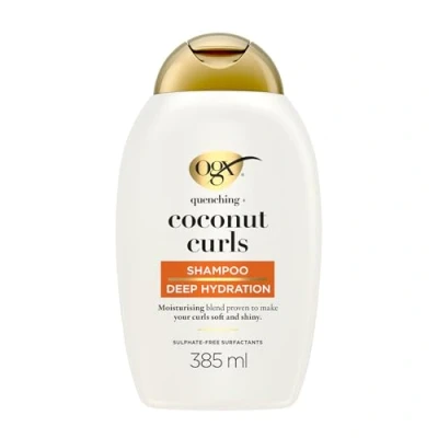 Image of OGX Coconut Shampoo for Curly Hair 385 ml Sulfate Free Surfactants (Packing may vary)