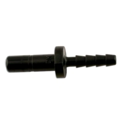 Image of CONNECT Hose Connector Barb Pipe to Push Fit 6mm 4mm Pack of 10 31112