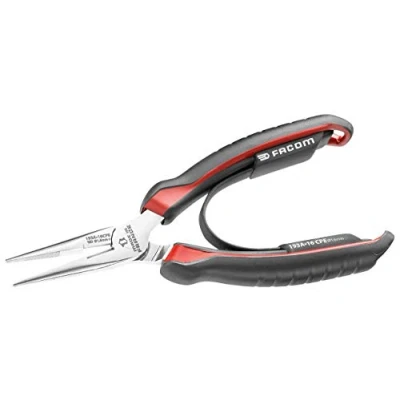 Image of Facom SC.193.16CPE Straight Half Round Long Nose Pliers