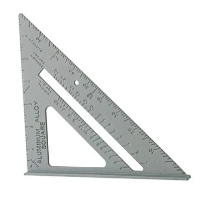 Image of New 7&quot; Aluminum Roofing Roofer Square Carpenters Wood Working 7 INCH Alloy Tool