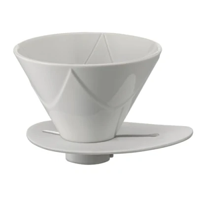 Image of Hario V60 Mugen Coffee Dripper, Size 02, White