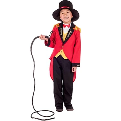 Image of Fun Shack Kids Ringmaster Costume Kids, Circus for Jacket, Lion Tamer Small