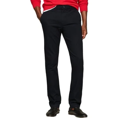 Image of Tommy Hilfiger Men&#039;s Bleecker Essential Twill Chino, Desert Sky, 28W / 29L