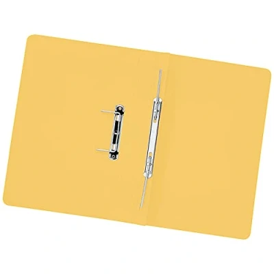 Image of Q Connect Transfer File 35mm Capacity Foolscap Yellow (Pack of 25) KF26057