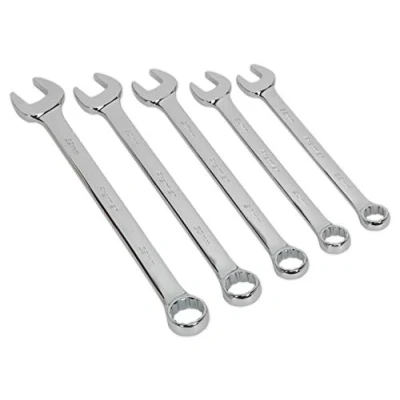 Image of Sealey Premier Combination Spanner Set 5pc Jumbo Metric