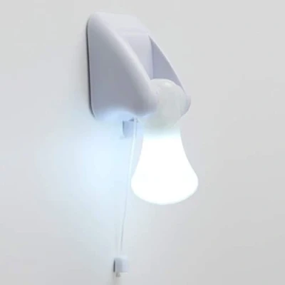 Image of Battery Operated Wall Lights, Portable Wire LED Bulb Cupboard Lights Night Light Self Adhesive Mount 2W