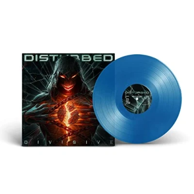 Image of Disturbed Divisive 140gm Blue vinyl sealed 2022 German LP 093624867432