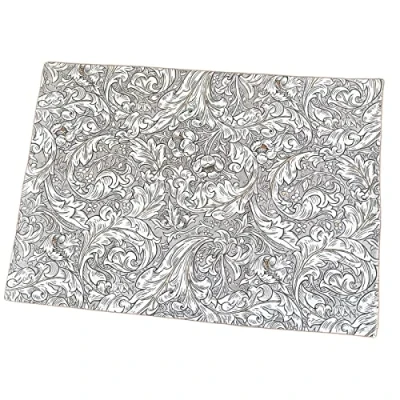 Image of Bachelors Button Tea Towel William Morris Cotton Floral Kitchen Dish Wash Cloth 75cm x 45cm