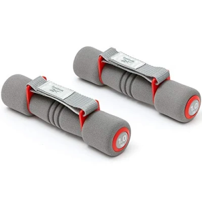 Image of Reebok Unisex&#039;s Soft Grip Dumbbells, Red, 1 kg