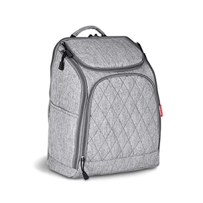 Image of SONARIN Multifunction Baby Nappy Changing Backpack with Mat and Stroller Strap,Large Capacity,Diaper Bag,Travel Organizer,Waterproof, Large Opening on The Back,Stylish(Gray)
