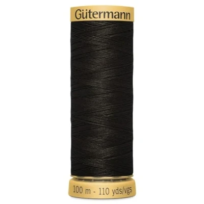 Image of Gutermann 2T100C/1712 Brown Cotton Sewing Thread 100 Meter