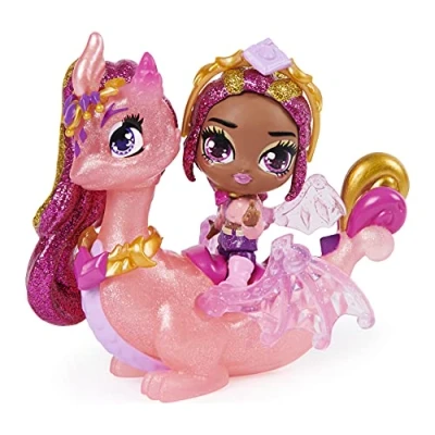 Image of Hatchimals Pixies Riders, Moonlight Mia Pixie and Unicornix Glider Hatchimal Set with Mystery Feature