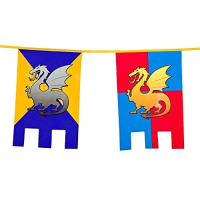Image of Knights &amp; Dragon Flag Banner