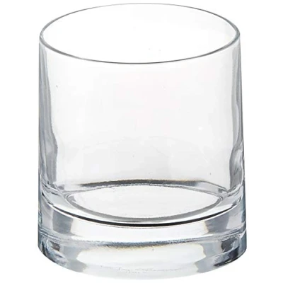 Image of Luigi Bormioli 7540088 Veronese Box of 6 Short, Clear Crystal Tumblers, 8.3 x 9.1 cm