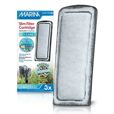 Image of Marina Bio Carb Carbon Slim Filter Tropical Cartridge, Pack of 3,Small