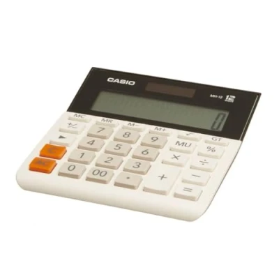 Image of Casio MH12 WES Wide 12 Digit Calculator White