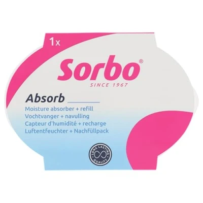 Image of Sorbo Moisture Trap, Attracts and Removes to Prevent Condensation Damp, Used Around the Home Office with Build up of Mould, Suitable for Use at Home, Work, Bedroom