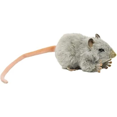 Image of Plush Soft Toy Grey Fat Rat by Hansa. 5579
