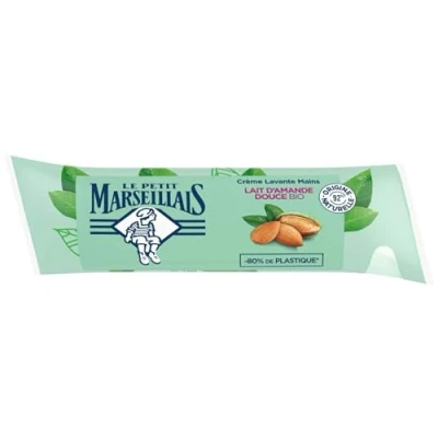 Image of Le Petit Marseillais Hand Wash Cream Sweet Almond Milk Eco Refill 250ml