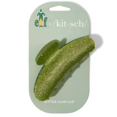Image of Kitsch x Elf Glitter Hair Large Claw Clips for Thick Accessories Women Stylish Girls Cute Styling, 1pc