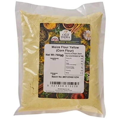 Image of Old India Maize Flour Yellow (Corn Flour) 750g