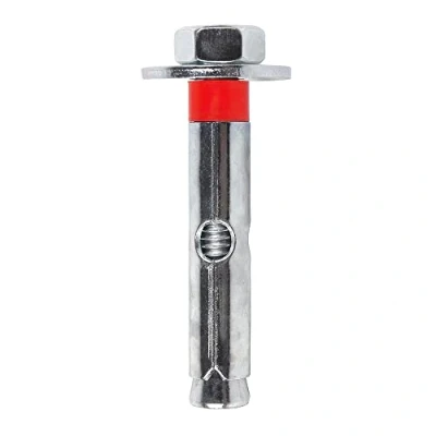 Image of DOJA Industrial Hex Expansion Bolts Pack of 50 M8 x 10 mm Screw Galvanised Steel Fixing Anchor for Chemical Sealing, Concrete Dowel, Burglar Proof, Engineering