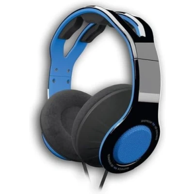 Image of Gioteck TX30 Megapack Stereo Game&amp;Go Headset + Thumb Grips USB Charging Cable for PS4, Blue, Adjustable, GPKPS4 11 MU