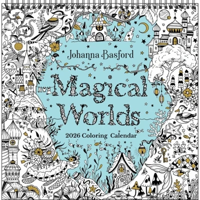 Image of Johanna Basford&#039;s 2026 Coloring Wall Calendar