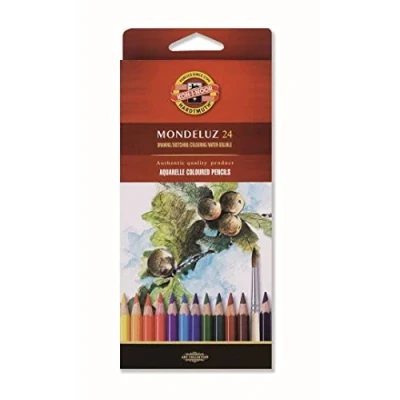 Image of Koh I Noor set of aquarell coloured pencils 3724 24 LANDSCAPE