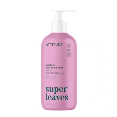 Image of ATTITUDE Body Lotion, EWG Verified Moisturizer, Dermatologically Tested, Vegan Skin Care Products, Non Greasy, Hydrating for Dry Skin, White Tea Leaves, 473 mL