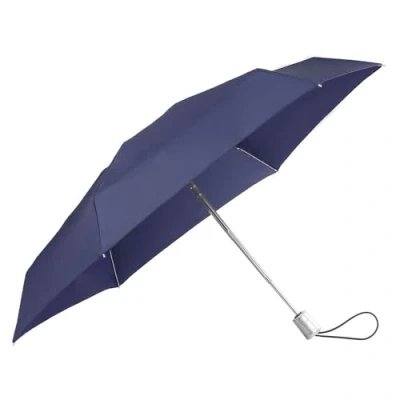 Image of SAMSONITE Alu Drop S 4 Section Auto Open Close Mini Folding umbrella, 21 cm, Blue (Indigo Blue)